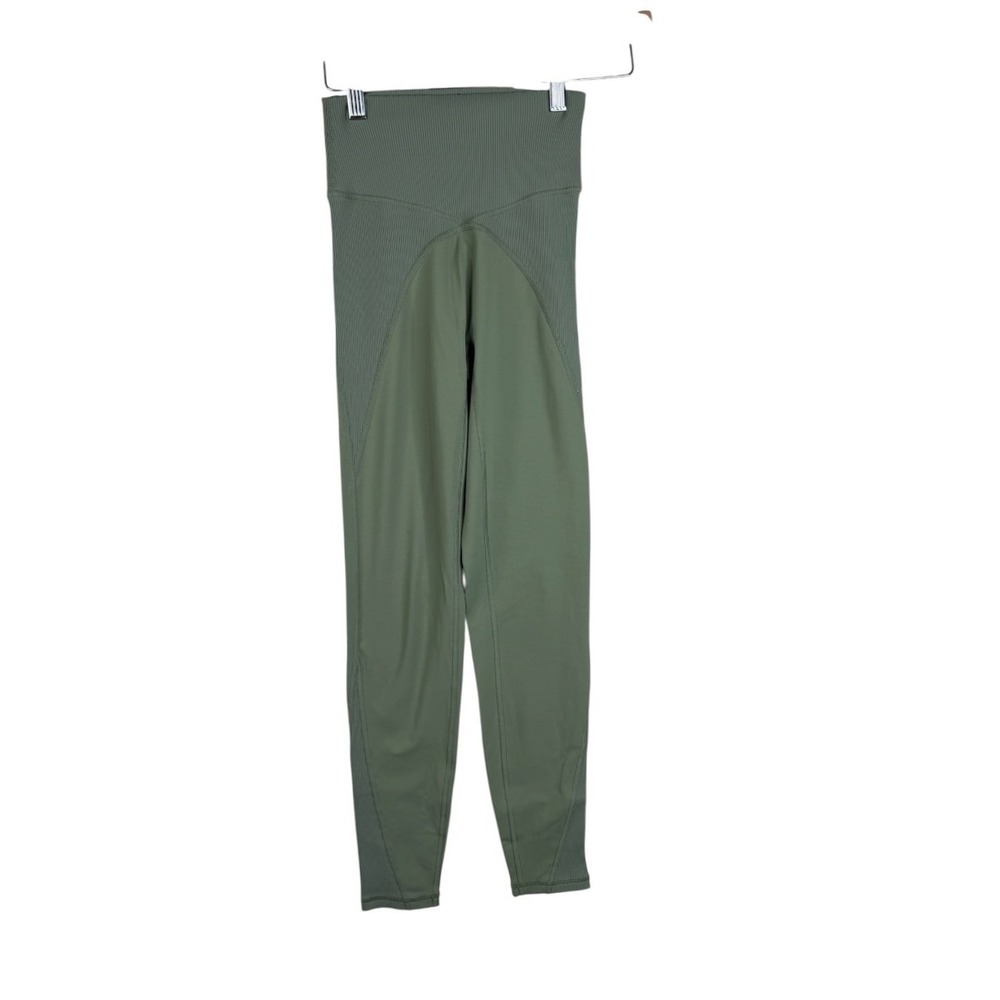 Aerie Offline High Waisted Activewear Leggings size Small Green